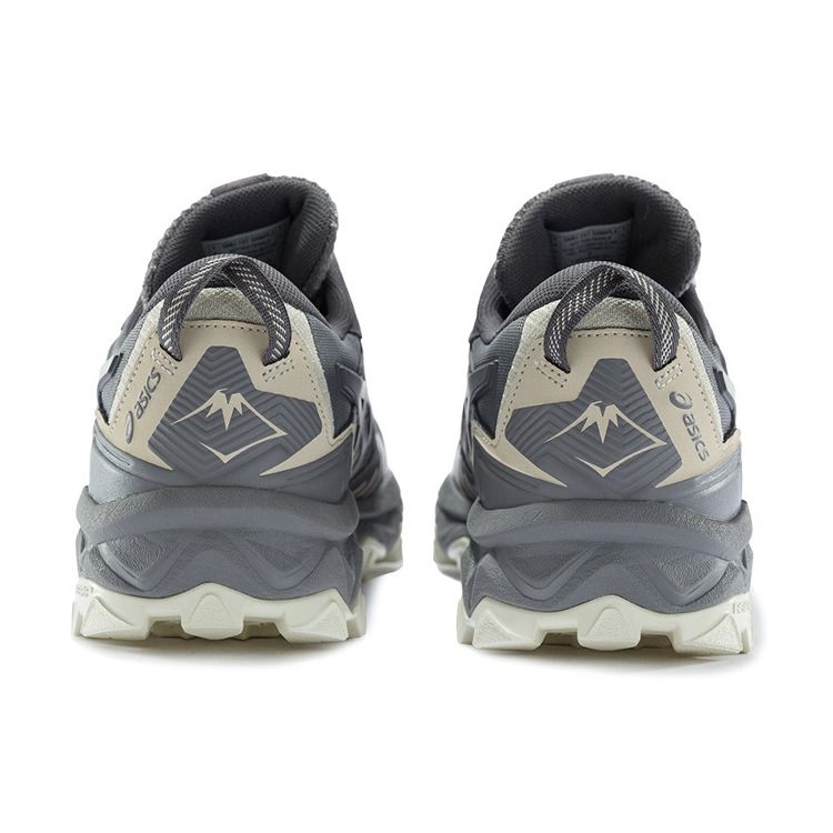 Asics Gel-FujiTrabuco 7 Удобные Универсальные Тканевые Синтетическая Кожа Низкие Кроссовки для Трейлраннинга Мужские Кроссовки Серый Белый 1011B256-020