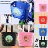 Multicolors Children Kids Basket Plastic Student Front Basket  Bike Accessories
