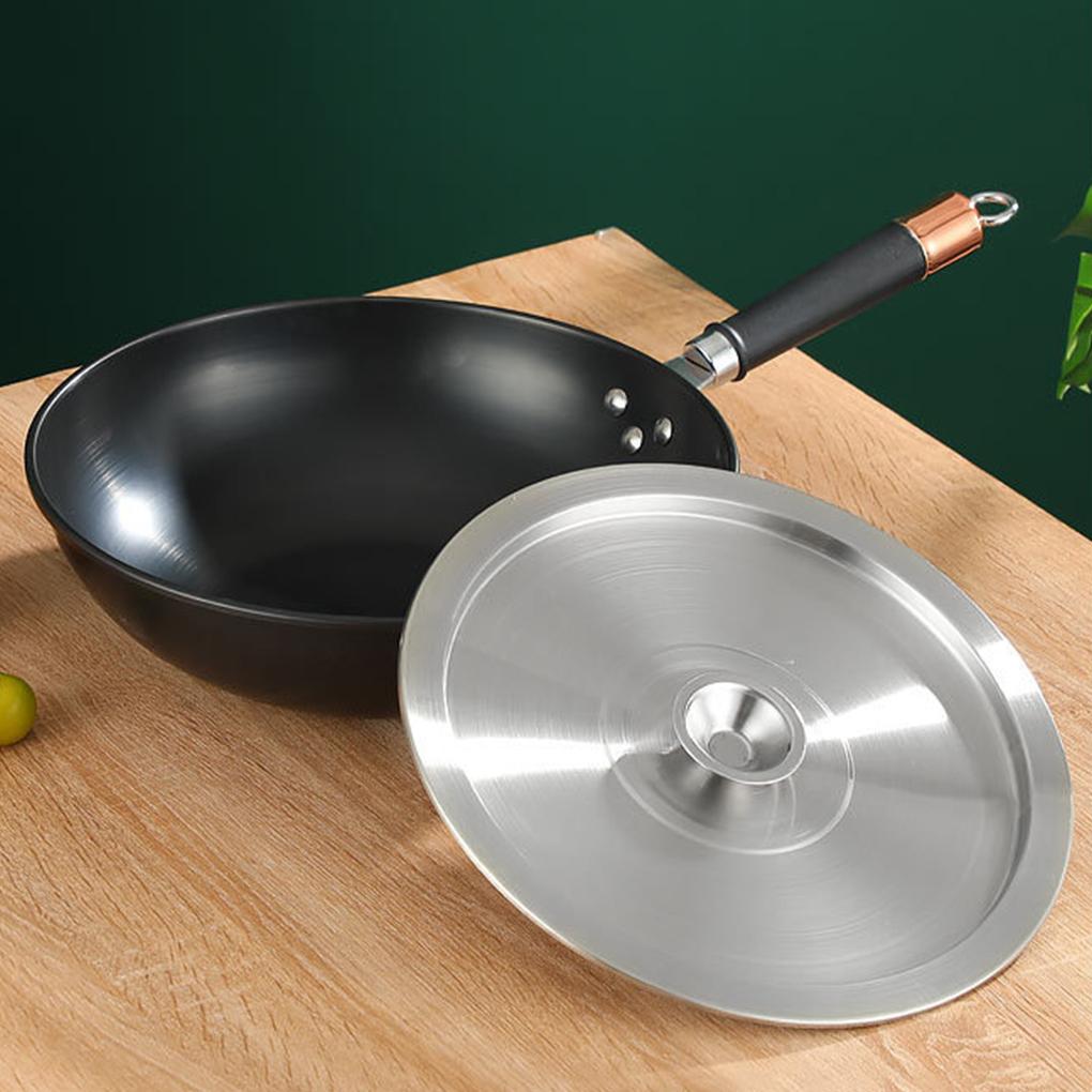 Круглая крышка для резервуара для воды Безопасная и практичная крышка для кастрюли из нержавеющей стали с теплоизоляцией и жаростойкостью