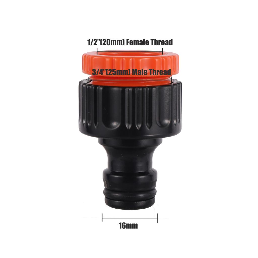 Высококачественный 1/2 3/4-дюймовый автомобильный шланг для мытья, быстроразъемный соединитель для шланга 16 мм 20 мм, соединительная муфта для орошения, фитинги, адаптеры для труб