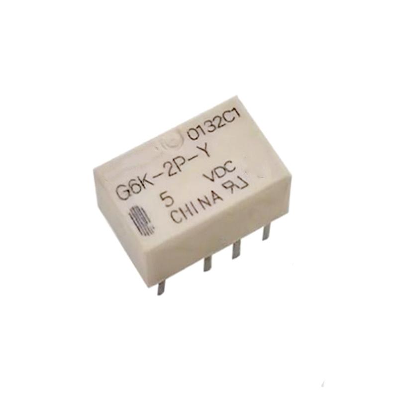 5 шт. 10 шт. G6K-2P-Y-3VDC G6K-2P-Y-5VDC G6K-2P-Y-12VDC G6K-2P-Y-24VDC Два нормально разомкнутых, два нормально замкнутых 8-контактный 2A сигнальный реле