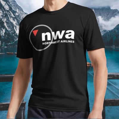 Новая футболка Northwest Airlines Логотип Сувенир Активная футболка Смешная Размеры от S до 5XL