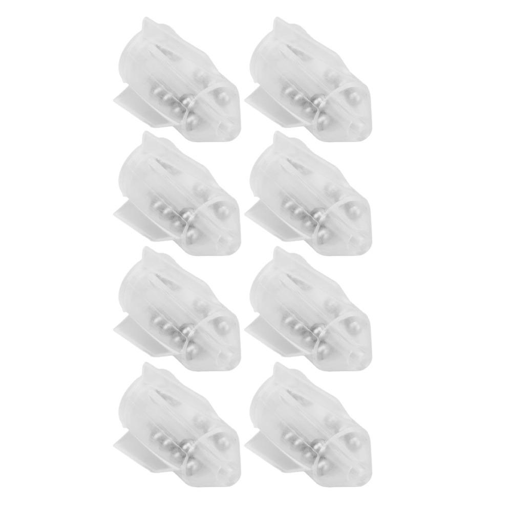 20PCS Multifunctional Fishing Lure Rattles PVC Fishing Bait Rattles Outdoor Fishing