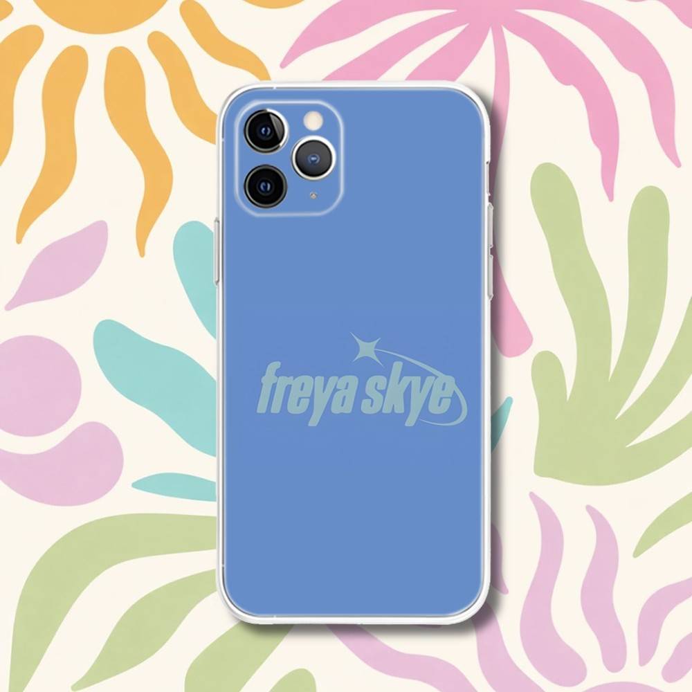 F-Freya Skye Singer Transparent Phone Case For iPhone 17,13,15,12,11,14,16 Pro Max Mini 7,8 Plus SE4,17E Air Fundas