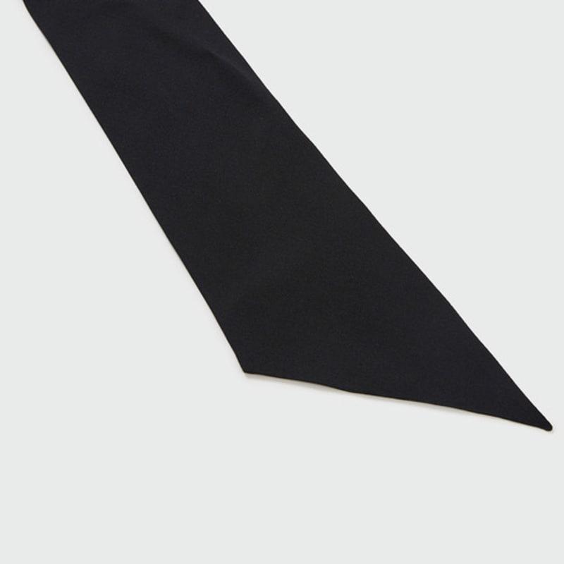 EENK ZUIE Check Pattern Silk Scarf - Black/Ivory