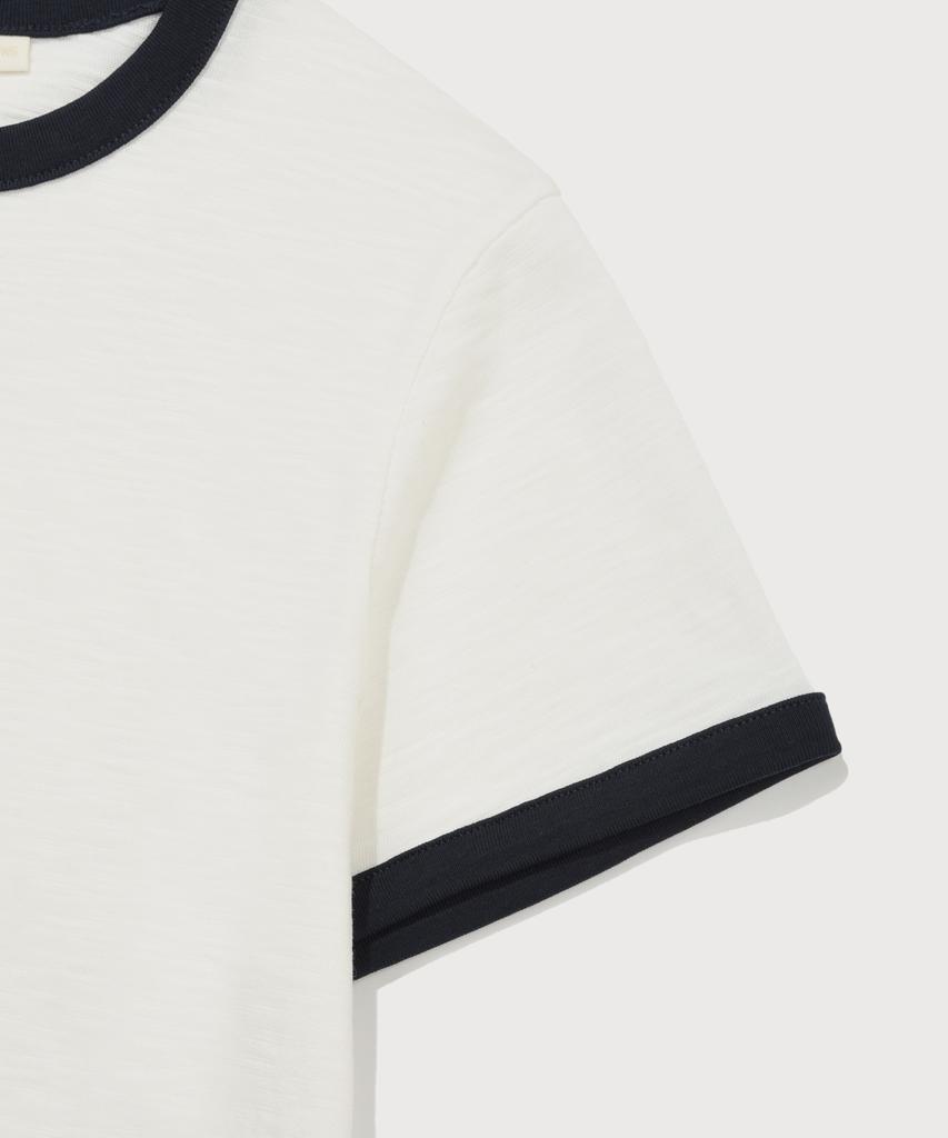COVERNAT WOMAN Футболка-рингер с принтом слона Off White