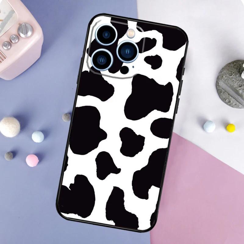 Подходит для iPhone11 Pro Чехол для телефона Черный и белый, Собака-далматинец, Рука коровы-зебры