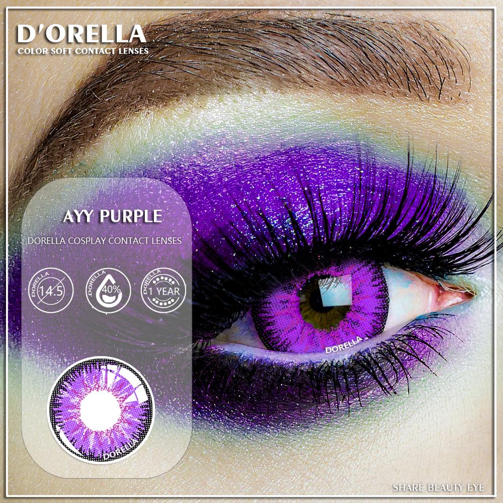 Разноцветные контактные линзы 1 пара