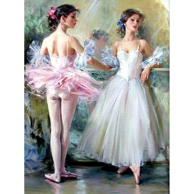 DIY Алмазная вышивка полная квадратная круглая смола алмазная живопись вышивка крестиком балерина девушка Алмазная мозаика Алмазный арт-декор