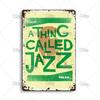 MISES JAZZ Металлический постер Винтажная металлическая жестяная табличка Декоративная тарелка Металлическая вывеска Музыкальная металлическая табличка Домашний бар Студия Индустриальный декор