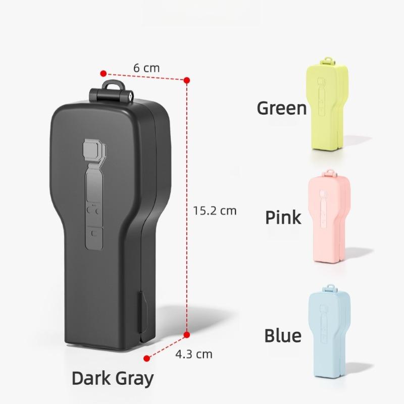 Для DJI OSMO Pocket 4 Пластиковый защитный чехол-крышка со складывающейся конструкцией, с 4 слотами для хранения фильтров и ремешком, для DJI Pocket 3
