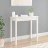VidaXL Console Table White 80x40x75 Cm Solid Pine Wood 814245