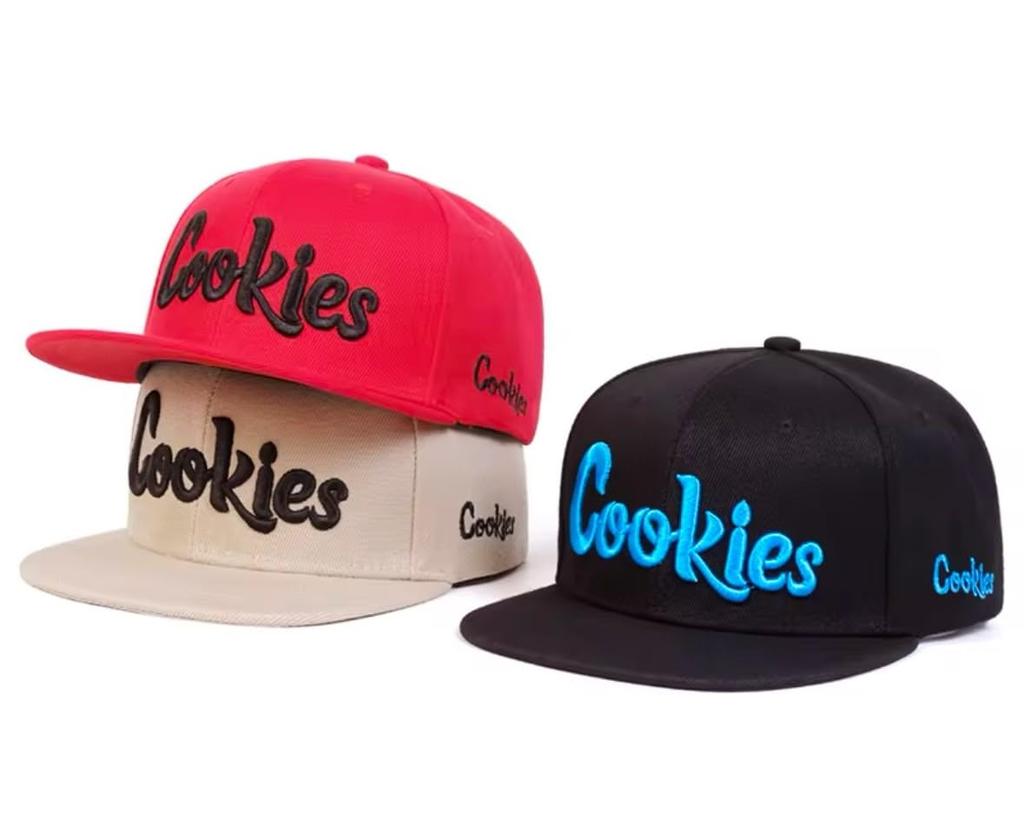 Sproutsy Men's Flat Visor Cap, Outdoor Casual, Cookies (JP, Number Size, 58.0 Cm, Black)