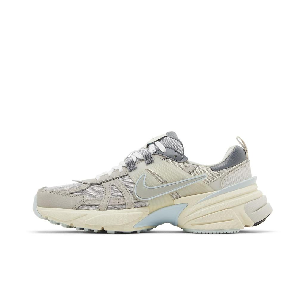 Nike Womens V2K Run 'Light Bone Iron Ore' (women's sizes) Light Bone / Light Iron Ore / Smoke Grey / Metallic Platinum Running Shoes FZ3596 072