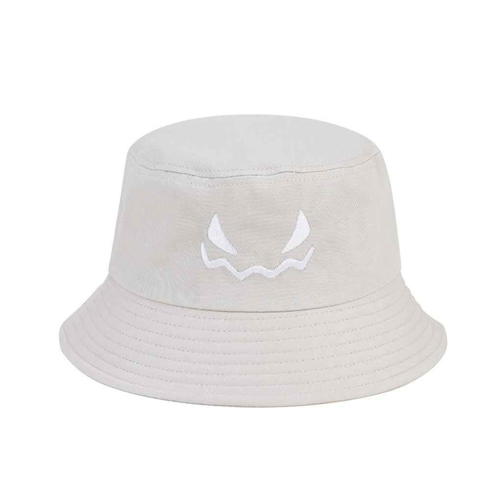 Шляпы на Хэллоуин для мужчин и женщин, вышитые двухсторонние панамы, шляпы от солнца