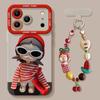 Trendy Silicone Phone Case Compatible with iPhone 17 Pro/16 Max/15/14, Stylish Unique Design, Shockproof Soft Cover for Women