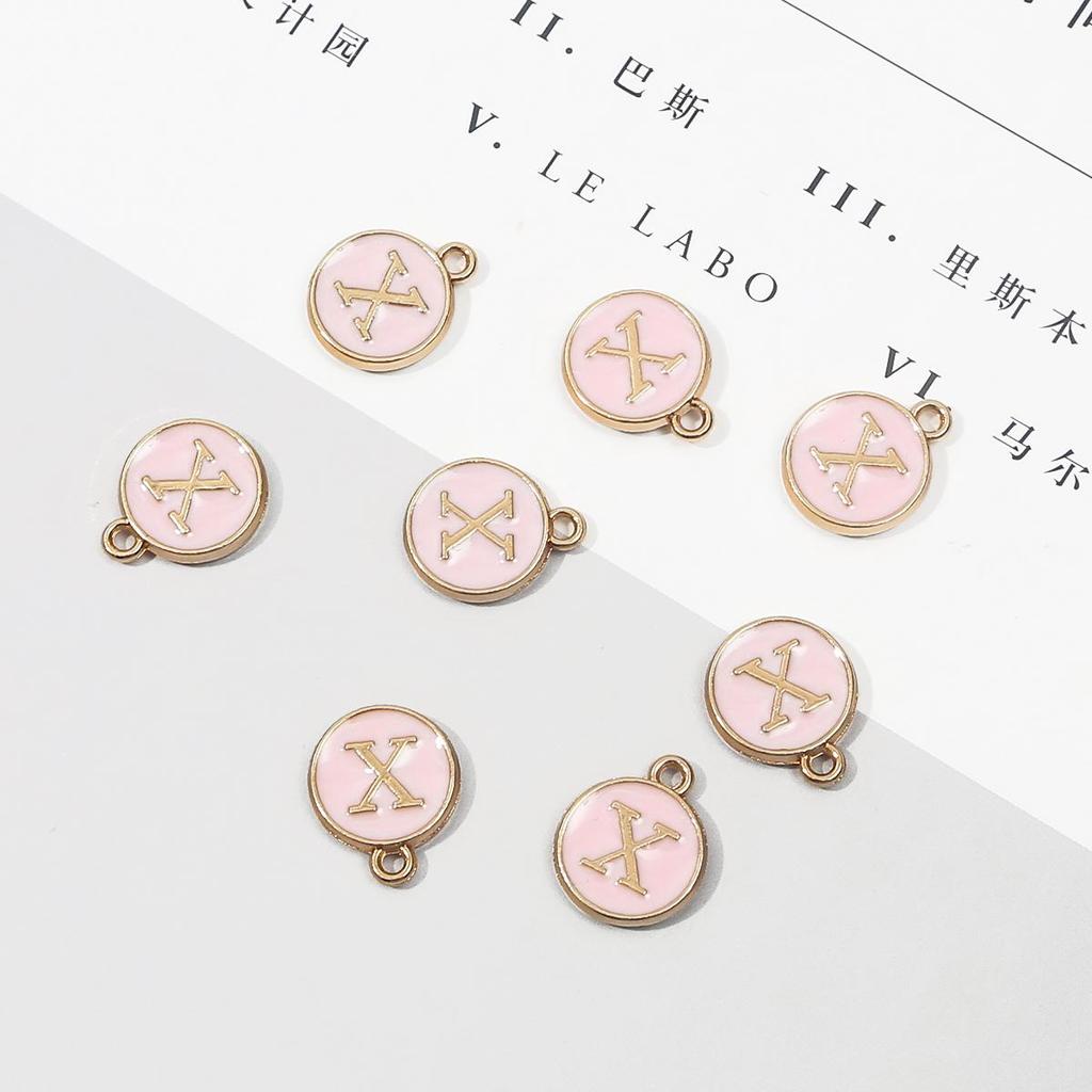 10 шт., металлическая эмаль, английские буквы, подвески, подвеска для самостоятельного изготовления ювелирных изделий, ожерелье, браслет, аксессуары