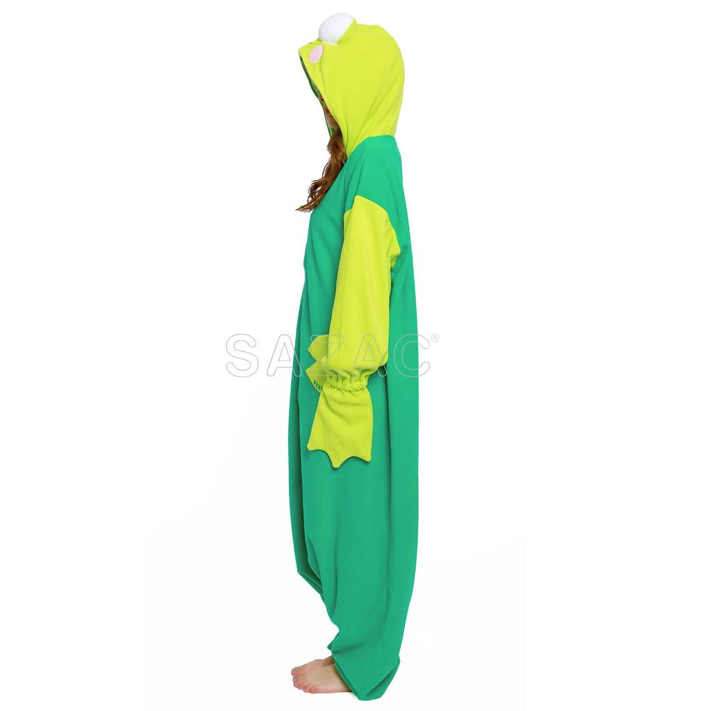SAZAC Character Fleece Kigurumi One Size Fits Most Sanrio Kerokero Keroppi