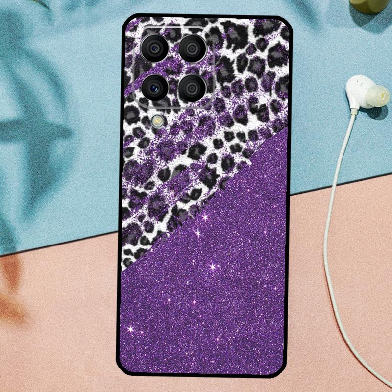 Чехол с леопардовым принтом для Samsung Galaxy M53 M33 M11 M21 M31 M12 M13 M14 M15 M35 M34 M54 M32 M52 M06 M16 M55