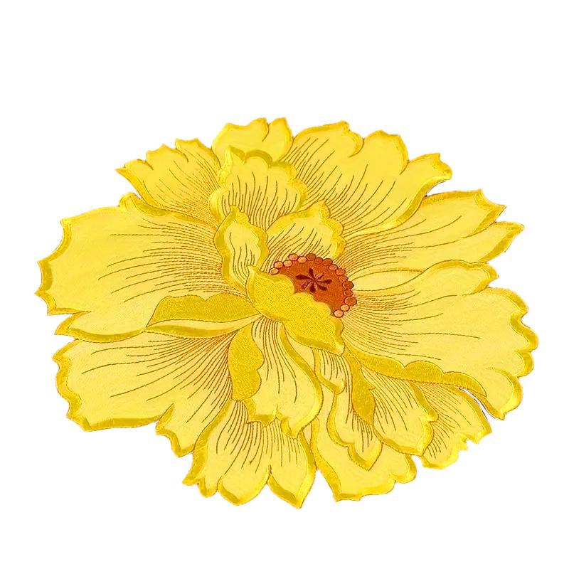 1PC Exquisite Dining Table Decoration Heat Insulation Table Mat For Home Placemat Flower Shape