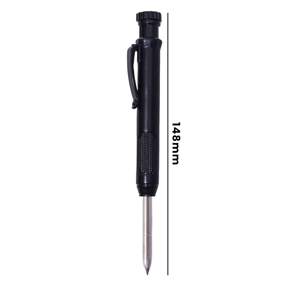 Deep Hole Marking Mechanical Pencil Built-in Sharpener Solid Carpenter Pencil  Carpentry