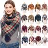 Womens Warm Long Shawl Wraps Large Scarves Knit Cashmere Tassel Plaid Scarf
