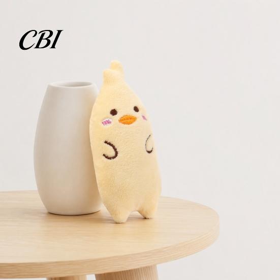 Kitten Teething Toy Stuffed Animal Catnip Toy, Soft Plush Cat Chew Cute Bear Duck Frog Enrichment for Indoor Cats Kittens
