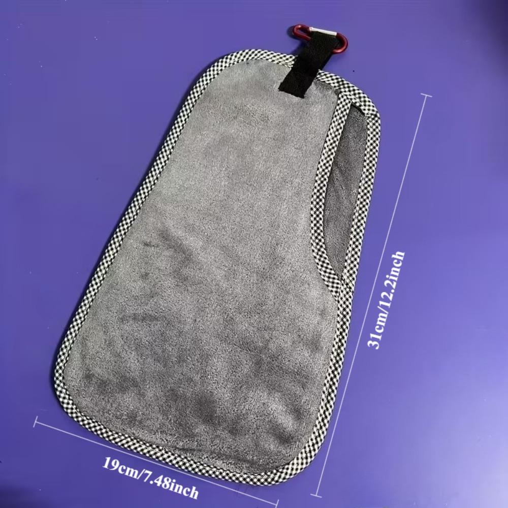 Quick Dry Fabric Camping Towel With Hook Fishing Gear Portable Fishing Towel Camping Trip