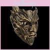 Devil Wizard Mythical Resin Mask Role Play Prop For Halloween And Christmas