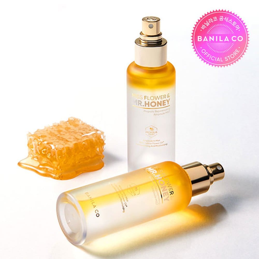 Мисс Флауэр и мистер. Медовый прополис омолаживающий ампульный спрей Duo