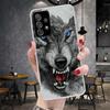 Злой животный волк свирепый мягкий чехол для телефона для Samsung Galaxy A13 A14 A15 A16 A17 A53 A54 A55 A56 A57 A33 A34 A35 A36 A37 A23 A24