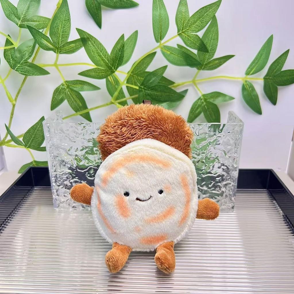 Adorable Xi'an Meat Sandwich Plush Bag Charm With Soft Pp Cotton Filling In Vibrant Colors