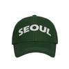 Кепка-бейсболка ULUK Seoul с вышивкой, хлопковая, _Зеленая