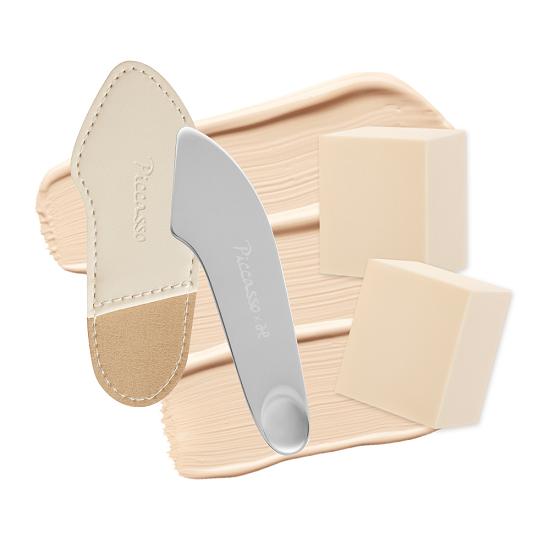 Picasso 2-way/curved Makeup Spatula (choose 1 Out of 2 Types)