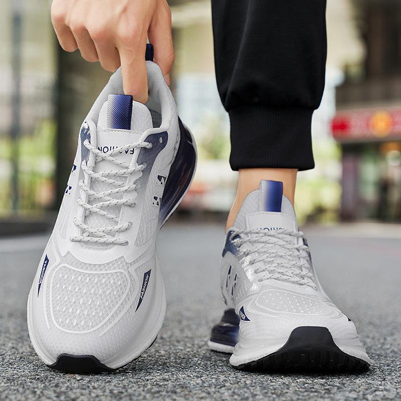 2025 New Men's Shoes Summer Breathable Mesh Comfortable Sports Shoes Youth Ultra-light Non-slip Wear-resistant Casual Running Shoes