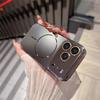 Совместим с iPhone 17 Pro Max, гальванизированное AG-матовое тонкое кольцо, магнитное крепление, противоударный чехол для телефона Apple 13/16 Pro.