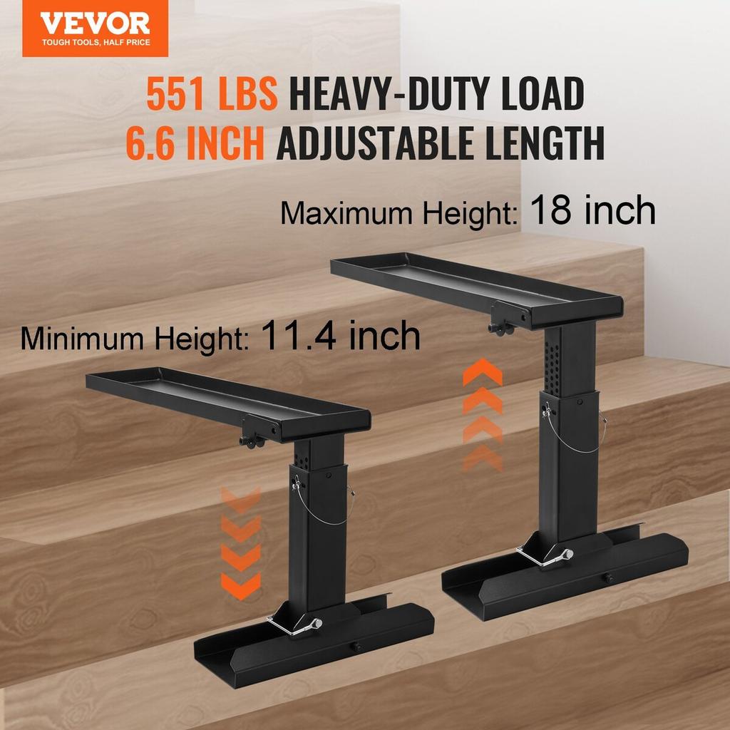 Ladder Levler 29.8 L x 11.4-18 in H Support Surface Folding Stabilizer