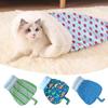 Утолщенная кошачья пещера-кровать плюшевое кошачье гнездо коврик креативный спальный мешок для кошки товары для питомцев