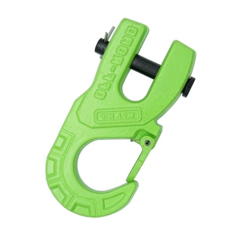 3/8" Tow Winch Hook 10T Winch Hook, Vehicle Recovery Winch Hook For Synthetic Rope Steel Construction 31967Lbs