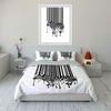 Melting zebra barcode design. Bedding sets Duvet cover sets Duvet covers Pillowcases(1*Duvet Cover 2*Pillowcases without duvet insert)