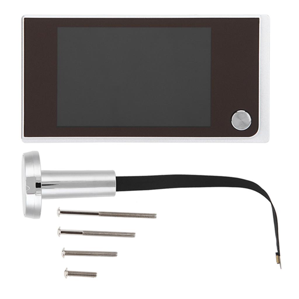 3,5-дюймовый цифровой ЖК-глазок с углом обзора 120 градусов, фотовизуальный электронный кошачий глаз