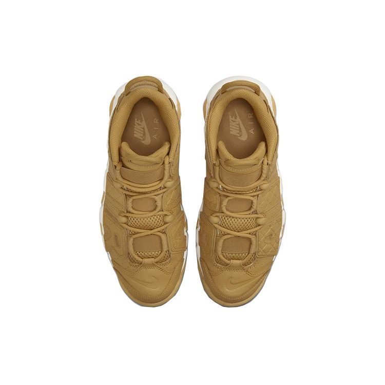Nike Air More Uptempo Стеганые женские кроссовки из пшеницы Коричневый-Светло-коричневый DX3375-700