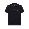 Solid Color Simple Business Commuting Versatile Short Sleeve Polo Men Polo Legendary-Blue F51M431103BNV