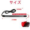 2pcs LED Brake Light Bike Rubber Tail Lamp 48SMD Steering Lamp Motorcycle License Tail Lamp