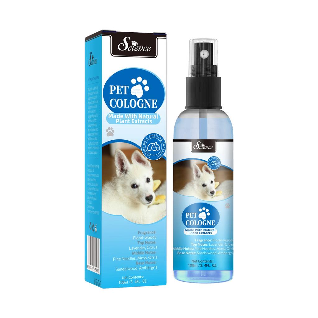 Спрей для собак, кондиционер и запах, духи для устранения запаха собаки, для всех типов шерсти, 100 мл/3,4 унции