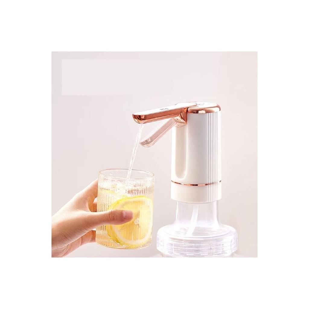 Time Adjusted Folding Tap 1200 Ma Battery Rechargeable Electronic Bottled Water Pump With Usb
