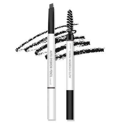 Карандаш для бровей Enesty Auto Dual Pencil 0,18 г, 01 черный, 2 шт.