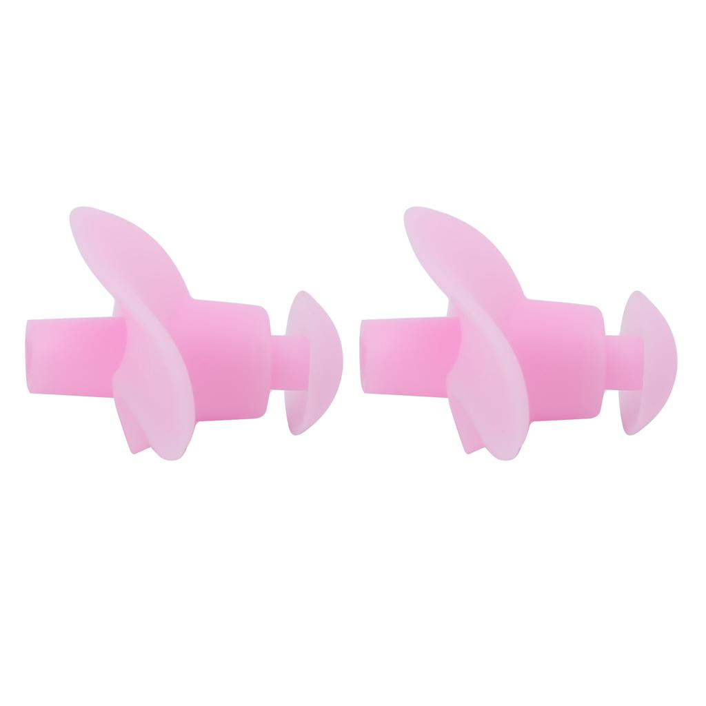 1 пара плавательных берушей из мягкого силиконового геля, водонепроницаемые, пыленепроницаемые, для водных видов спорта, плавательные беруши(Розовый оптом )
