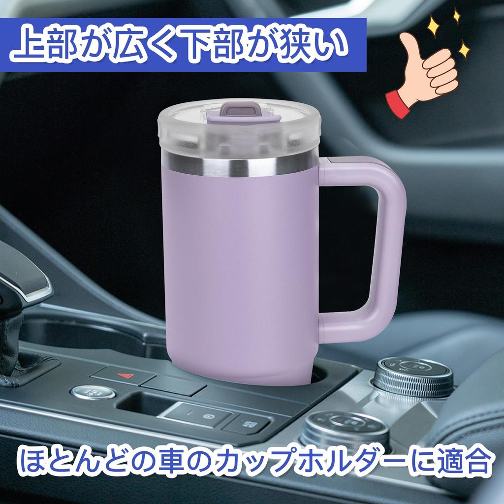 Бутылка для воды TYESO, термос, термос из нержавеющей стали, термос с трубочкой и ручкой, широкая, с вакуумной изоляцией