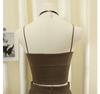 Spring and Summer Products Small Halter Vest With One Piece Fixed Cup Chest Binding Outside Wear Soled Strapless